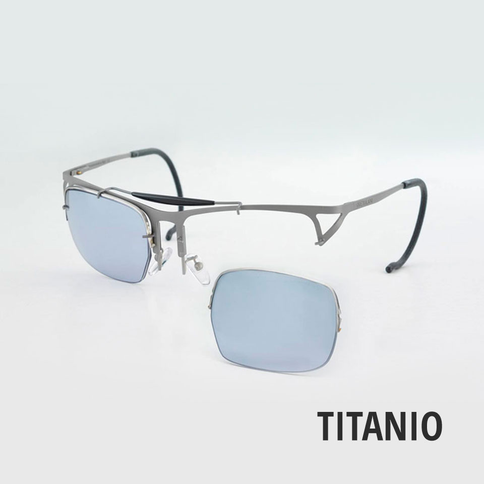 occhiali da tiro titanio